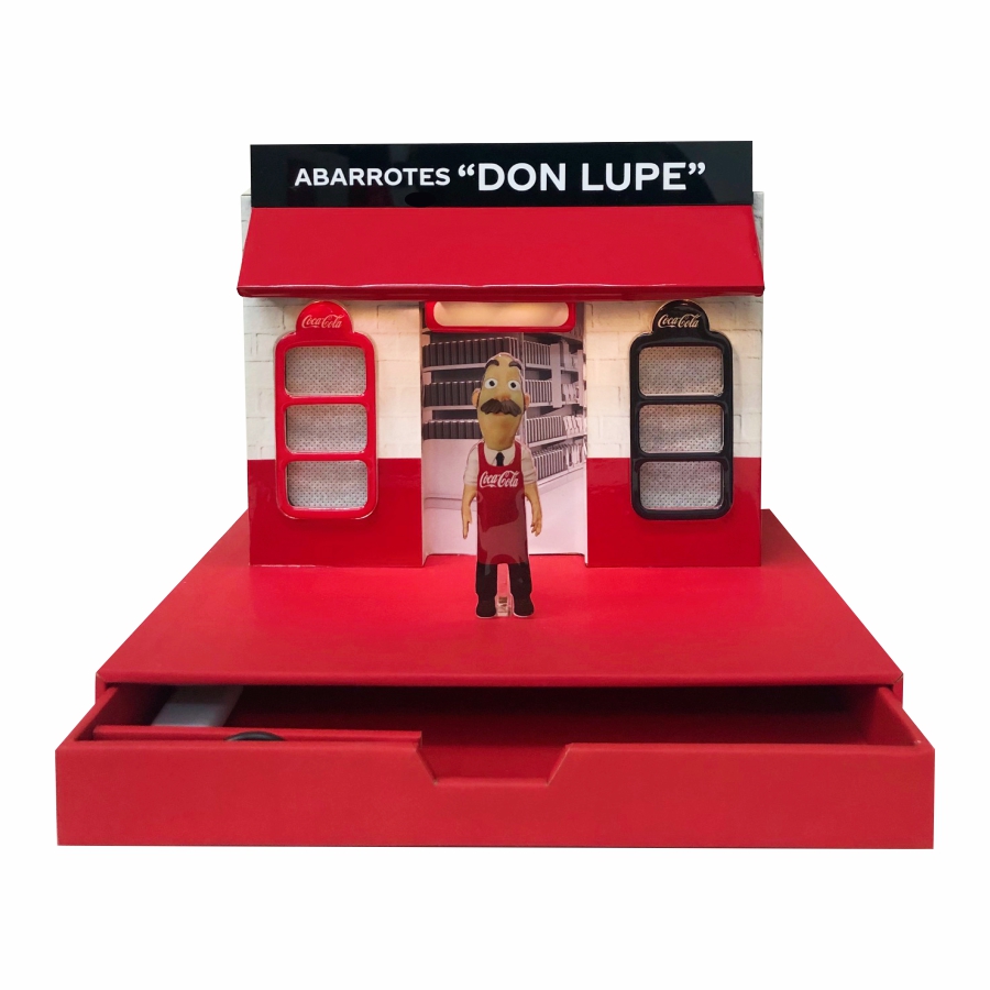 CAJA DE MDF FORRADA CON LUZ Y CAJON A2102031